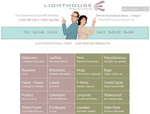 Tablet Screenshot of lighthouseprinting.co.uk